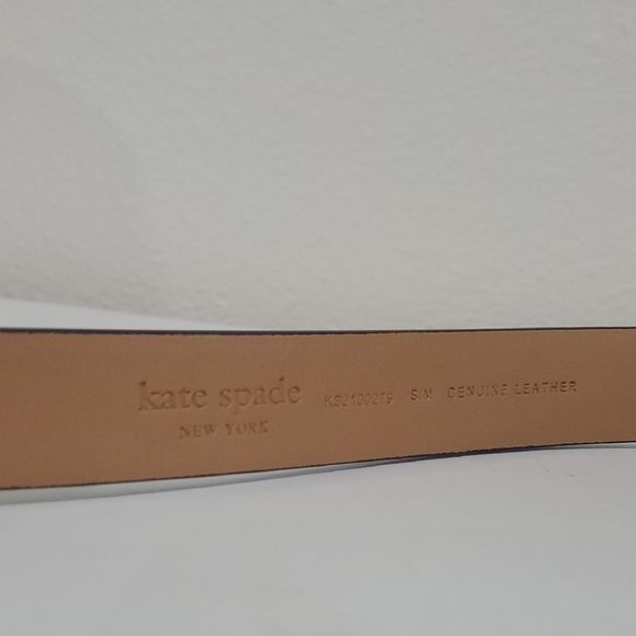 NWT Kate Spade New York White adjustable leather belt bag Size S/M🤍💛 - Picture 8 of 13